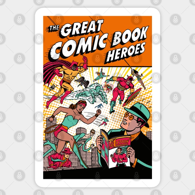 The Great Comic Book Heroes Sticker by Doc Multiverse Designs